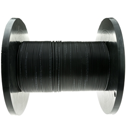 10F3-202NH 1000ft 2 Fiber Indoor/Outdoor Fiber Optic Cable Multimode 62.5/125 Black Riser Rated Spool