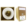 10K4-0491SH-GRAY 500ft Security/Alarm Wire White 22/4 (22AWG 4 Conductor) Solid CM / Inwall rated Pullbox