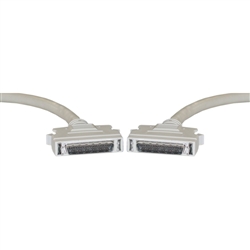 WholesaleCables.com 10P1-02106 6ft SCSI II cable HPDB50 (Half Pitch DB50) Male 25 Twisted Pairs