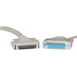 10P1-04106 6ft SCSI II cable HPDB50 (Half Pitch DB50) Male to DB25 Male 19 Twisted Pairs