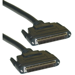 WholesaleCables.com 10P2-39103 3ft SCSI III LVD cable Black HPDB68 (Half Pitch DB68) Male 34 Twisted Pairs
