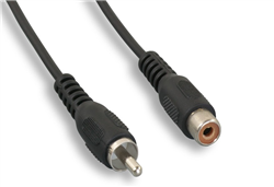 10R1-01225 25ft RCA Audio / Video Extension Cable RCA Male to RCA Female