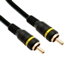 WholesaleCables.com 10R2-01175 75ft High Quality Composite Video Cable RCA Male Gold-plated Connectors