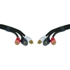 WholesaleCables.com 10S2-03106 6ft S-Video and RCA Stereo Audio Cable MiniDin4 Male and 2 RCA Male