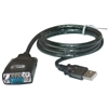 WholesaleCables.com 10U1-06103 3ft USB to Serial Adaptor Cable USB Type A Male to DB9 Male