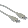 WholesaleCables.com 10U2-02103 3ft USB 2.0 Type A Male to Type A Male Cable