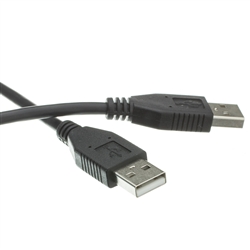 10U2-02110BK 10ft USB 2.0 Type A Male to Type A Male Cable Black