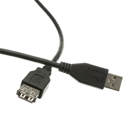 10U2-02115EBK 15ft USB 2.0 Extension Cable Type A Male to Type A Female Black
