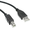 10U2-02215BK 15ft USB 2.0 Printer/Device Cable Black Type A Male to Type B Male