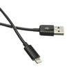 WholesaleCables.com 10U2-05101.5BK 1.5ft Black USB Apple Authorized Lightning Cable