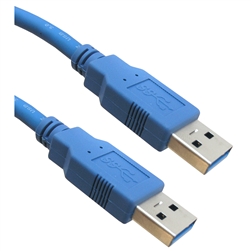 10U3-02106 6ft USB 3.0 Cable Blue Type A Male / Type A Male