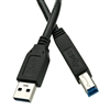 10U3-02203BK 3ft Black USB 3.0 Printer/Device Cable Type A to B Male