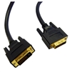 WholesaleCables.com 10V2-05301BK 1meter 3.3ft DVI-D Dual Link Cable Black DVI-D Male