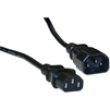 10W1-02206 6ft Computer / Monitor Power Extension Cord Black C13 to C14 10 Amp UL/CSA rated