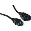 10W1-02212 12ft Computer / Monitor Power Extension Cord Black C13 to C14 10 Amp UL/CSA rated