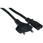 10W1-13306 6ft European NoteBook Power Cord Europlug or CE 7/7 to C7 Non-Polarized VDE Approved