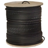 WholesaleCables.com 10X3-18222NF 500ft Bulk RG59 Siamese Coaxial/Power Cable Black Solid Core (Copper) Coax 18/2 (18 AWG 2 Conductor) Stranded Copper Power Spool