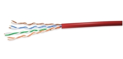 1000ft Bulk Cat. 5e UTP Stranded Ethernet Bulk Cable 350MHz Red