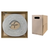 WholesaleCables.com 10X8-021TH 1000ft Bulk Cat6 Gray Ethernet Cable Solid UTP (Unshielded Twisted Pair) Pullbox