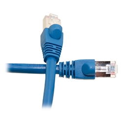 10X8-56110  10ft Shielded Cat6 Blue Ethernet Patch Cable