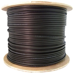WholesaleCables.com 11F3-002NH 1000ft 2 Fiber Indoor/Outdoor Fiber Optic Cable Singlemode 9/125 Plenum Rated Black Spool