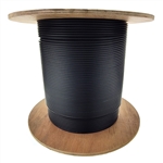 WholesaleCables.com 11F3-012NH 1000ft 12 Fiber Indoor/Outdoor Fiber Optic Cable Singlemode 9/125 Plenum Rated Black Spool