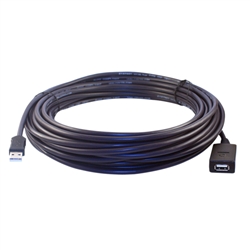 WholesaleCables.com 11U2-51035 35ft Plenum USB 2.0 High Speed Active Extension Cable CMP Type A Male to A Female