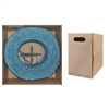 WholesaleCables.com 14X4-061NF 500ft Bulk Dual Cat5e and Dual RG6 Quad Shield with Blue Outer Jacket Pullbox