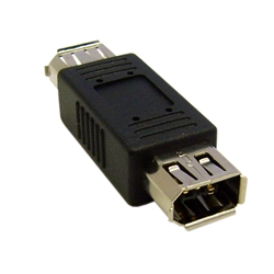 30E3-00400 Firewire Coupler / Gender Changer IEEE-1394a 6 Pin Female / 6 Pin Female