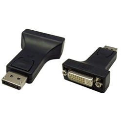 30H1-62000 DisplayPort to DVI Adapter DisplayPort Male to DVI Female