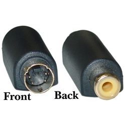 30S2-03220 S Video to RCA Adapter S-Video (MiniDin4) Male to RCA Female