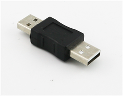 30U1-02100 USB Coupler / Gender Changer, Type A Male to Type A Male