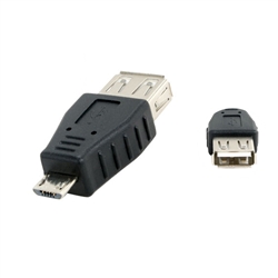 WholesaleCables.com 30U1-06100 USB A Female to USB Micro B Male Adapter