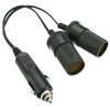 WholesaleCables.com 30W1-02110 12v DC Cigarette Lighter Power Y/Splitter Cable