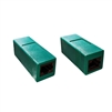 30X8-33510 Cat6 Crossover Coupler, Green, RJ45 Female, Unshielded