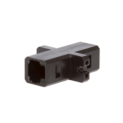 31F2-MM410 Fiber Optic Coupler, MTRJ/MTRJ Female, Duplex, Plastic Housing