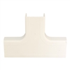 WholesaleCables.com 31R1-006IV 3/4 inch Surface Mount Cable Raceway Ivory Tee