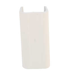 WholesaleCables.com 31R2-002IV 1.25 inch Surface Mount Cable Raceway Ivory Joint Cover