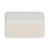 WholesaleCables.com 31R3-005IV 1.75 inch Surface Mount Cable Raceway Ivory End Cap