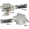 WholesaleCables.com 32D1-18400 Modular Adapter Gray DB15 Female to RJ45 Female