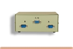 40D1-23602 2-Way DB9 Male AB Manual Data Switch Box