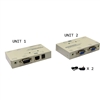 WholesaleCables.com 40H1-60214 VGA and Audio Extender/Splitter Extend VGA Over Cat5e Working Distance 490 foot Max Resolution 1280x1024