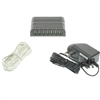 WholesaleCables.com 41U2-21700 USB 2.0 High Speed Desktop Hub Black 7 Port Self Powered Multi TT