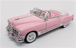 WholesaleCables.com Elvis Pink Cadillac Convertible (1949, 1:18 scale diecast model car, Pink) 48887EP