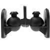 WholesaleCables.com 8212-SM001 Satellite Speaker Mount Black Plastic 2 pieces / set
