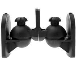 WholesaleCables.com 8212-SM001 Satellite Speaker Mount Black Plastic 2 pieces / set