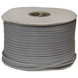 WholesaleCables.com 8606-4500S 1000ft Bulk Phone Cord Silver Satin 26/6 (26 AWG 6 Conductor) Spool