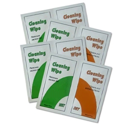WholesaleCables.com 9001-00950 Anti Static Screen Cleaning Wipes Dry and Wet Sheets (16 Sets)