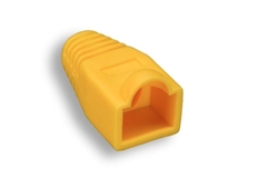 50pcs/bag Cat. 6 RJ-45 Strain Relief Boot Yellow Color