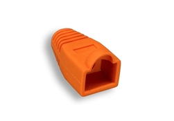 50pcs/bag Cat. 6 RJ-45 Strain Relief Boot Orange Color